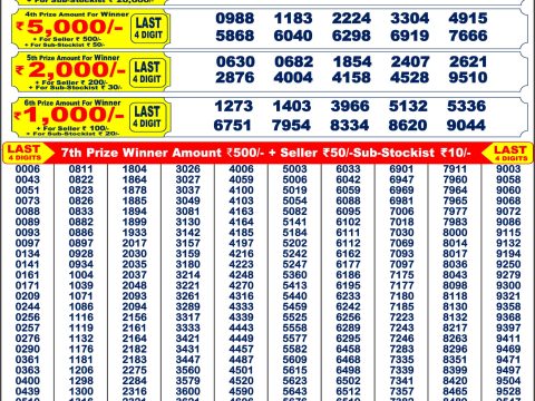 Punjab state dear 200 monthly lottery